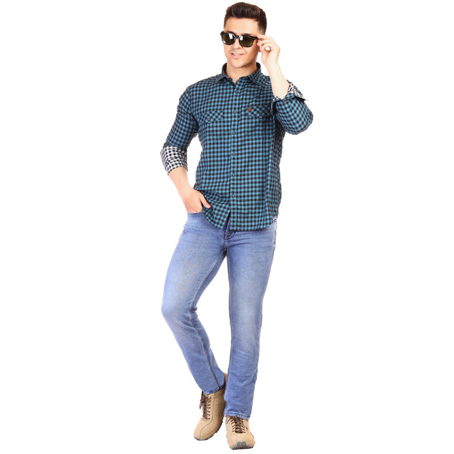 Living Legend Men Dark Blue Slim Fit Low-Rise Stretchable Jeans
