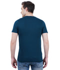 Living Legend Men Petrol Blue Slim Fit Round Neck T - Shirt