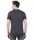 Living Legend Men Dark Grey Slim Fit Round Neck T - Shirt
