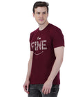 Living Legend Men Maroon Slim Fit Round Neck T - Shirt