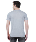 Living Legend Men Grey Melange Slim Fit Round Neck T - Shirt