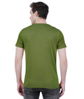 Living Legend Men Olive Slim Fit Round Neck T - Shirt