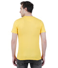 Living Legend Men Yellow Slim Fit Round Neck T - Shirt