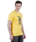 Living Legend Men Yellow Slim Fit Round Neck T - Shirt
