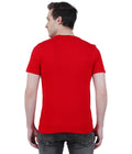 Living Legend Men Red Slim Fit Round Neck T - Shirt