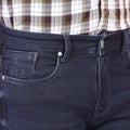 Living Legend Men Dark Blue Tint Slim Fit Low-Rise Stretchable Jeans