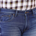Living Legend Mid Blue Slim Fit Low-Rise  Stretchable  Jeans