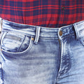 Living Legend Light Blue Slim Fit Low-Rise  Stretchable  Jeans