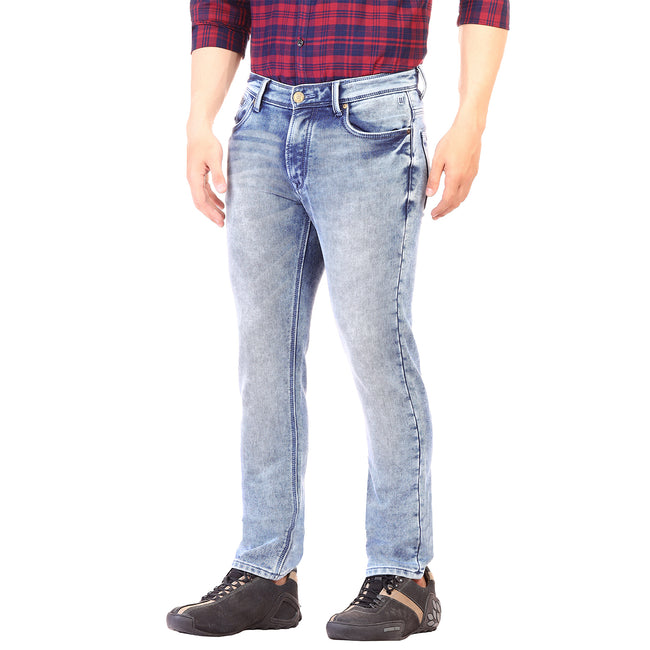 Living Legend Light Blue Slim Fit Low-Rise  Stretchable  Jeans
