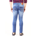 Living Legend Men  Light Ink Blue Slim Fit Low-Rise  Stretchable  Jeans