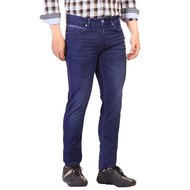 Living Legend Men Light Blue Slim Fit Low-Rise Stretchable Jeans