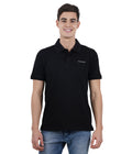Living Legend Men Black Slim Fit Polo T - Shirt