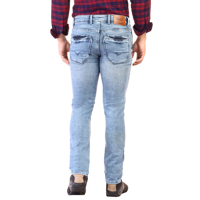 Living Legend  Men Light Blue Slim Fit Low-Rise  Stretchable  Jeans