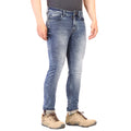 Living Legend Men Indigo Mid Blue Tint Slim Fit Low-Rise  Stretchable  Jeans