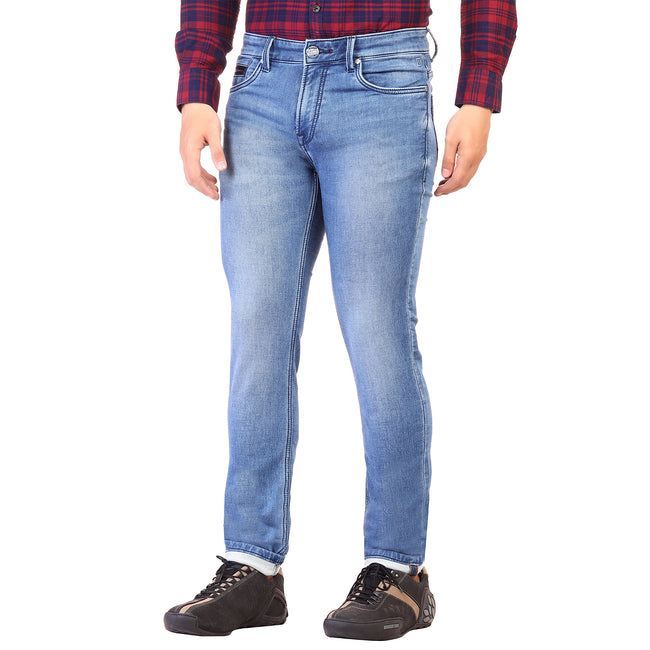 Living Legend Men Dark Blue Slim Fit Low-Rise  Stretchable  Jeans