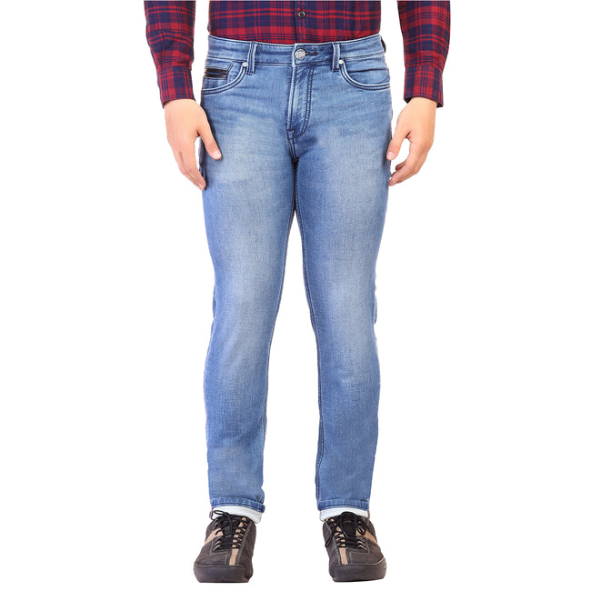 Living Legend Men Dark Blue Slim Fit Low-Rise  Stretchable  Jeans