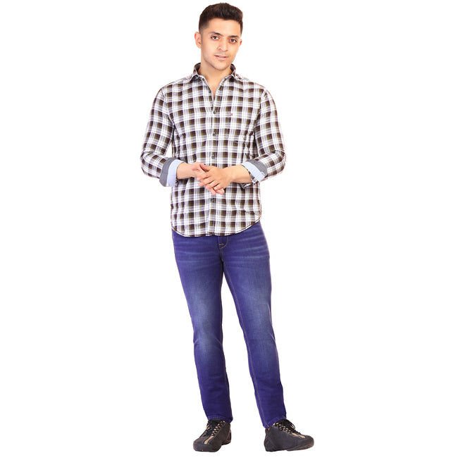 Living Legend Mid Ink Blue  Slim Fit Low-Rise  Stretchable  Jeans