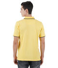 Living Legend Men Yellow Slim Fit Polo T - Shirt
