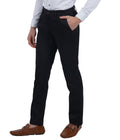 Living Legend Men Bistre Printed Slim fit Low Rise Stretch Casual Trouser