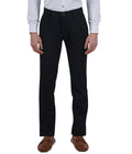Living Legend Men Bistre Printed Slim fit Low Rise Stretch Casual Trouser