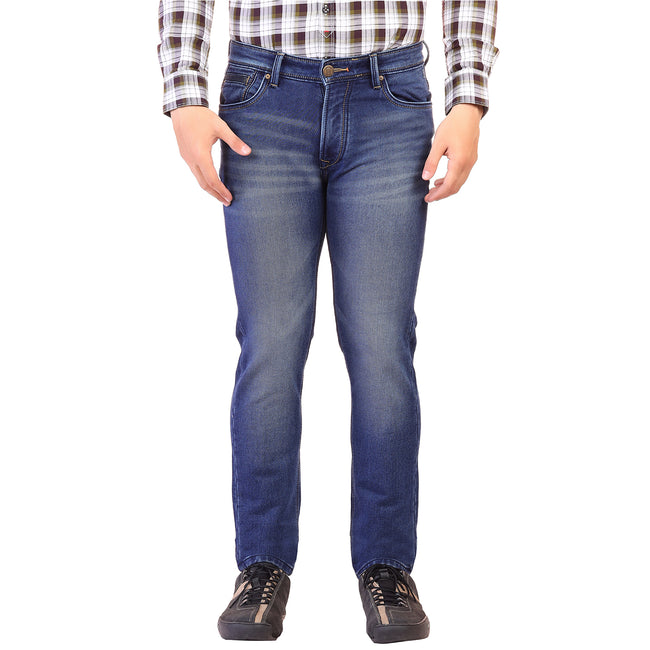 Living Legend Men Dark Blue Slim Fit Low-Rise  Stretchable  Jeans