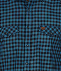 Living Legend Men Green Black Checked Cotton Slim Fit Half Sleeve Casual Shirt