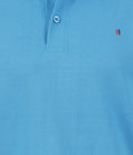 Living Legend Men Light Blue Slim Fit Polo T - Shirt