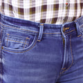 Living Legend Men Dark Blue Slim Fit Low-Rise  Stretchable  Jeans
