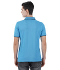 Living Legend Men Light Blue Slim Fit Polo T - Shirt