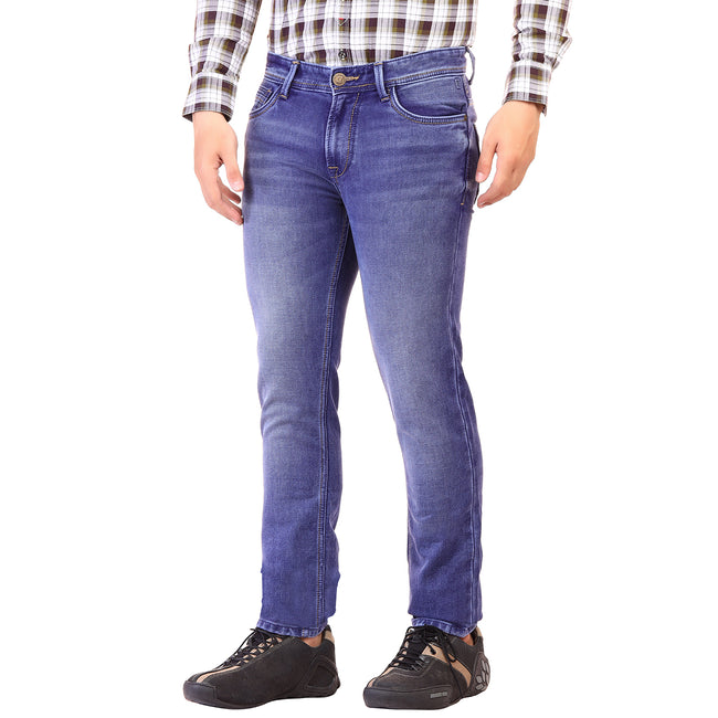 Living Legend Men Dark Blue Slim Fit Low-Rise  Stretchable  Jeans