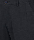 Living Legend Men Jet Black Printed Slim fit Low Rise Stretch Casual Trouser