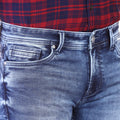 Living Legend Men Mid Blue Slim Fit Low-Rise Stretchable Jeans