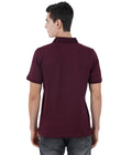 Living Legend Men Maroon Slim Fit Polo T - Shirt