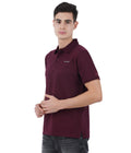 Living Legend Men Maroon Slim Fit Polo T - Shirt