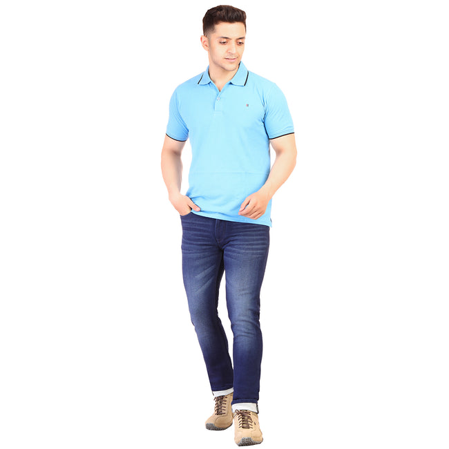 Living Legend Dark Blue Slim Fit Low-Rise  Stretchable  Jeans