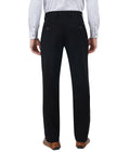 Living Legend Men Raisin Black Twill slim fit Mid Rise Casual Trouser
