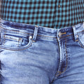 Living Legend Men Light Blue Slim Fit Low-Rise Stretchable Jeans