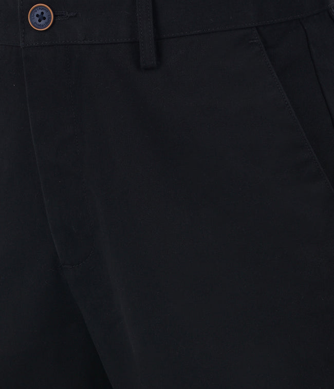 Living Legend Men Raisin Black Twill slim fit Mid Rise Casual Trouser