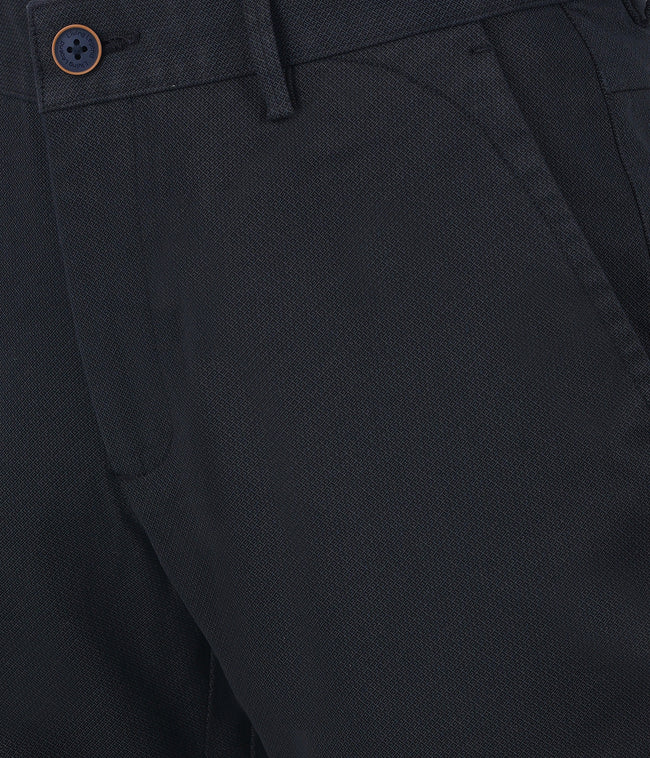 Living Legend Men Black Bean Printed Slim fit Low Rise Stretch Casual Trouser