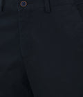 Living Legend Men Smoky Black Twill slim fit Mid Rise Casual Trouser