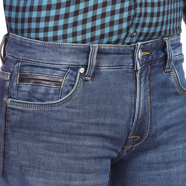 Living Legend Men Blue Slim Fit Low-Rise Stretchable Jeans