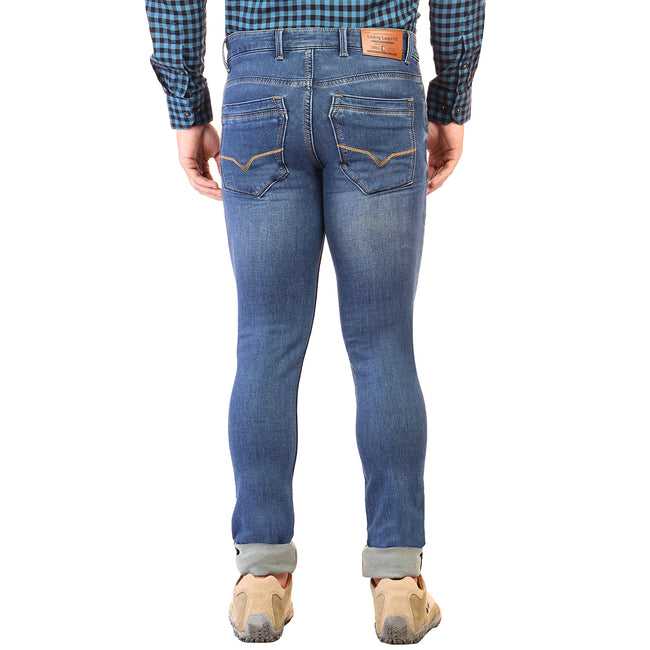 Living Legend Men Blue Slim Fit Low-Rise Stretchable Jeans