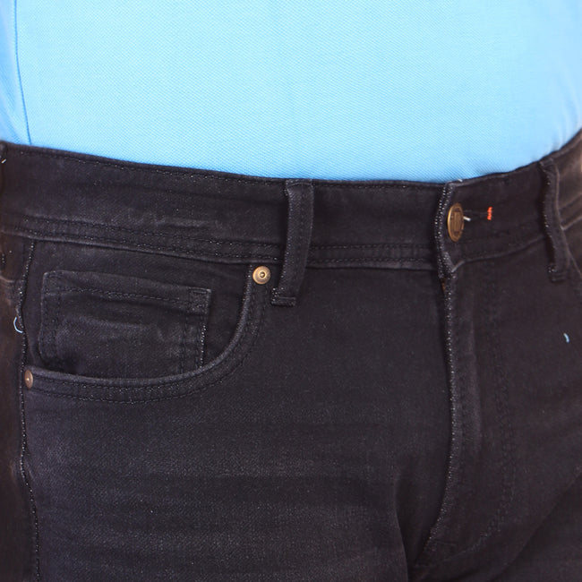 Living Legend Men Black Slim Fit Low-Rise  Stretchable  Jeans