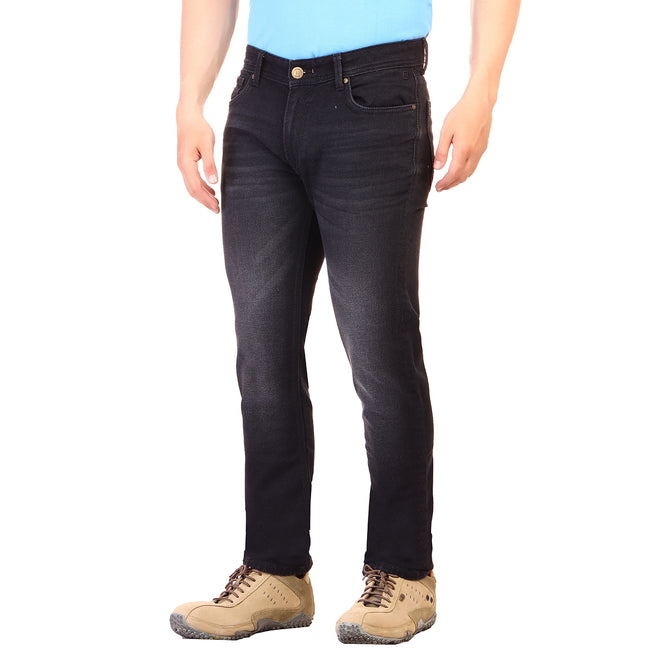 Living Legend Men Black Slim Fit Low-Rise  Stretchable  Jeans