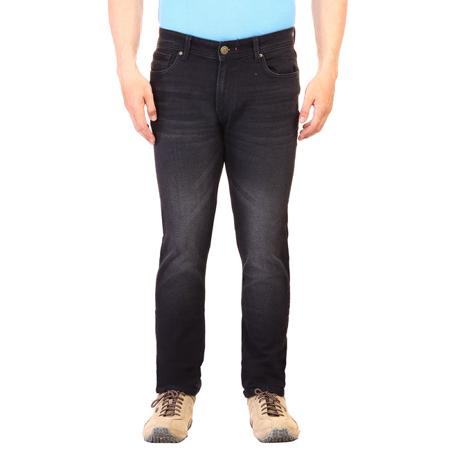 Living Legend Men Black Slim Fit Low-Rise  Stretchable  Jeans