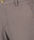 Living Legend Men Bean Dobby Slim fit Low Rise Stretch Casual Trouser