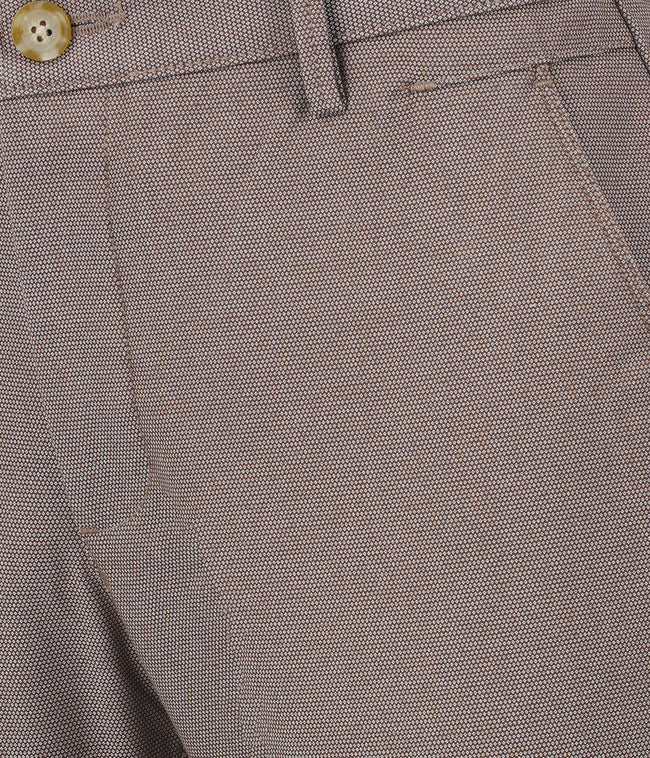 Living Legend Men Bean Dobby Slim fit Low Rise Stretch Casual Trouser