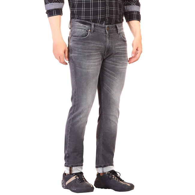 Living Legend  Men Grey Slim Fit Low-Rise  Stretchable  Jeans