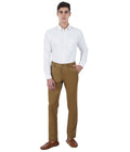 Living Legend Men Hazelwood Printed Slim fit Low Rise Stretch Casual Trouser