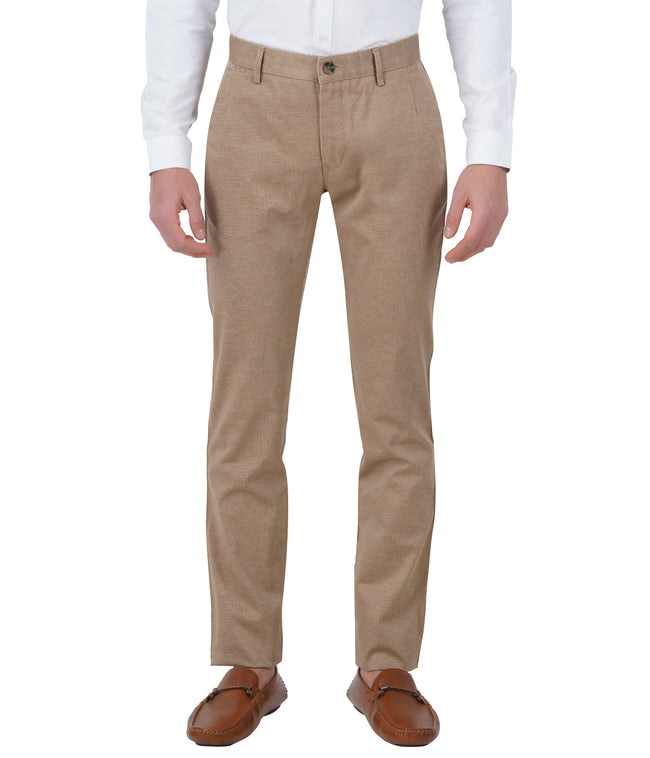 Living Legend Men Granola Printed Slim fit Low Rise Stretch Casual Trouser